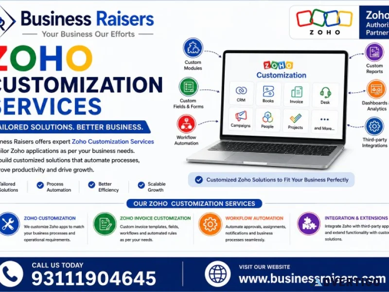 Zoho customization services expert zoho customisation solution
