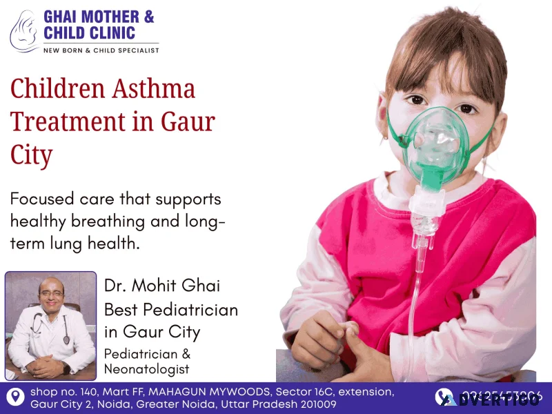 Children asthma treatment in gaur city dr mohit ghai