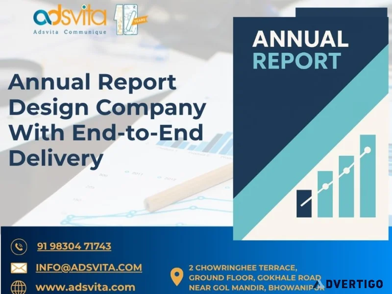 Annual report design company with endtoend delivery