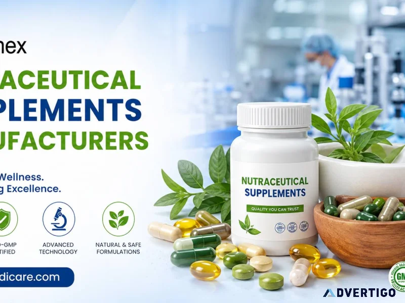 Nutraceutical supplements manufacturers
