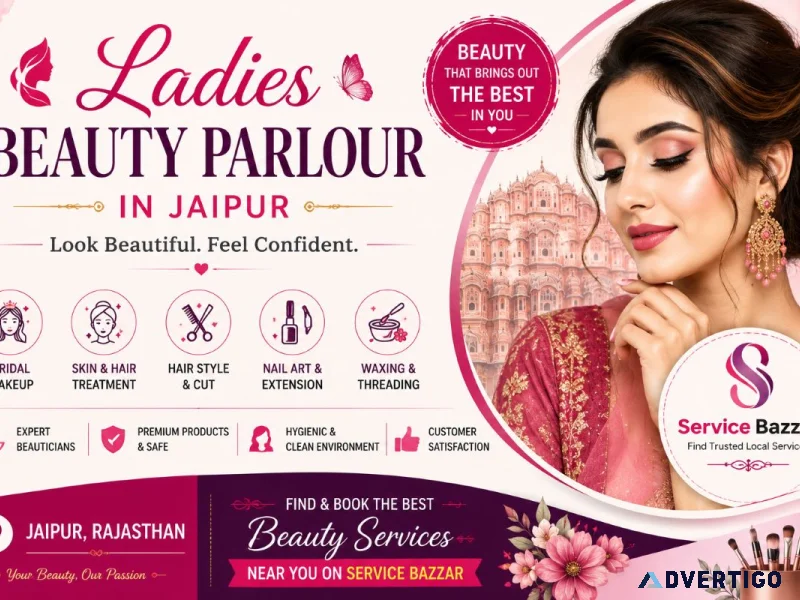 Ladies beauty parlour in jaipur service bazzar