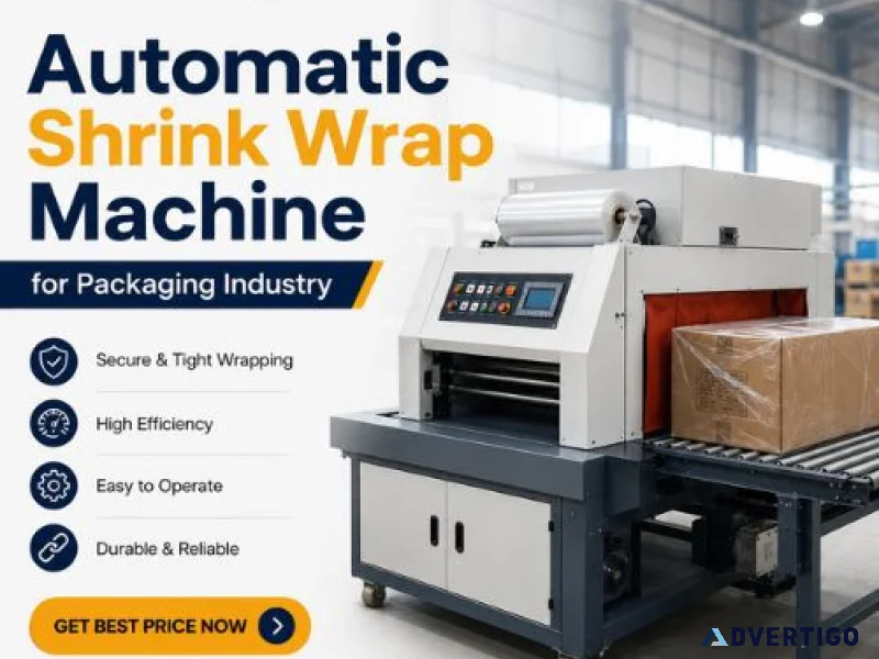 Automatic shrink wrap machine