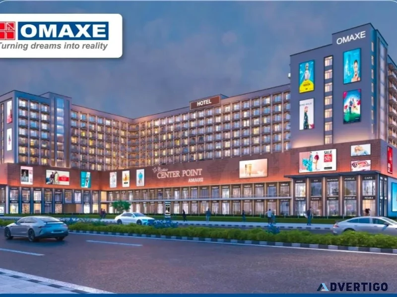 Omaxe centre point amausi lucknow commercial shops near airpor