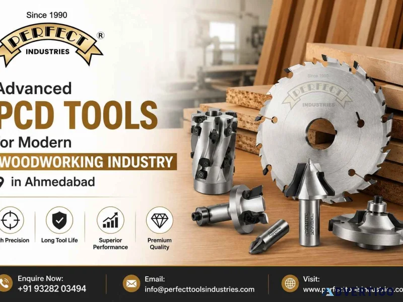 Advanced pcd tools for modern woodworking industry in ahmedabad