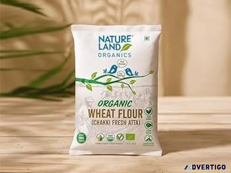 Buy organic wheat maida 100 pure natural natureland organ