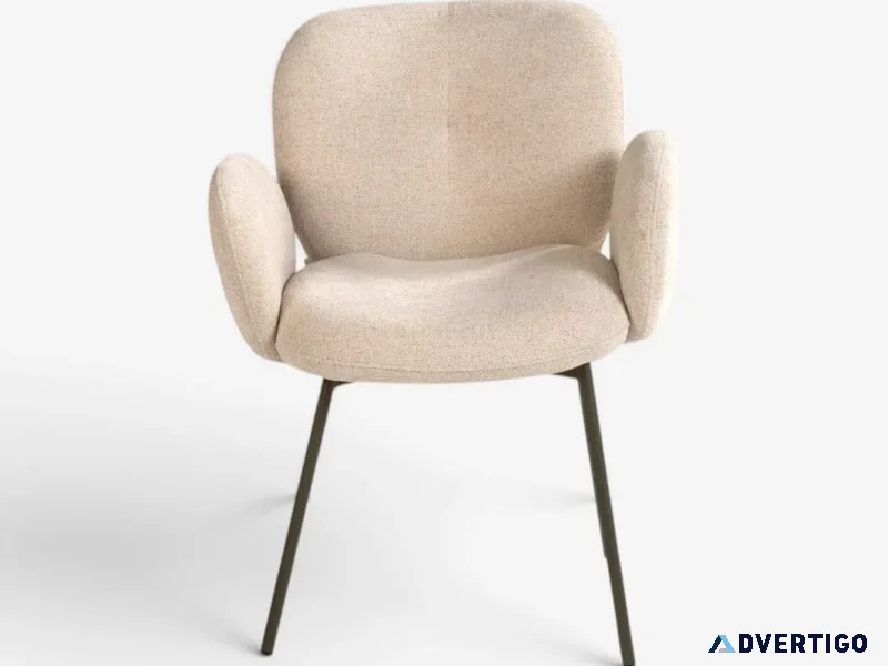 Buy oc home meliere dining arm chair beige online