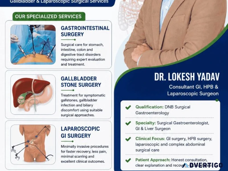 Advanced gastrointestinal liver surgery in jaipur