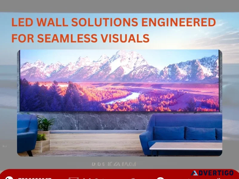 Led wall solutions engineered for seamless visuals