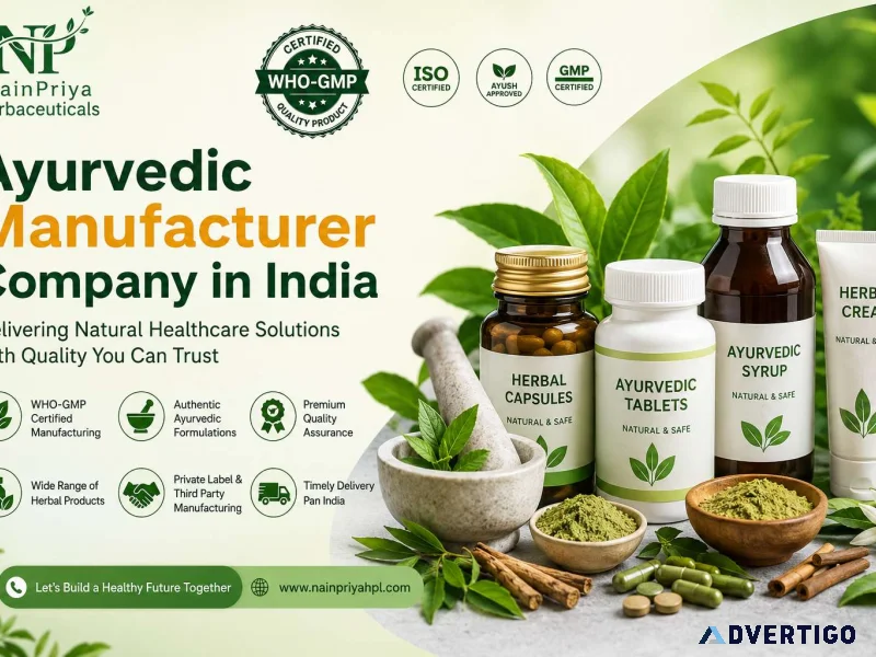Ayurvedic manufacturer company in india