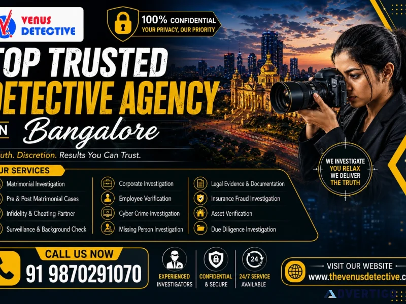 Trusted detective agency for matrimonial cases