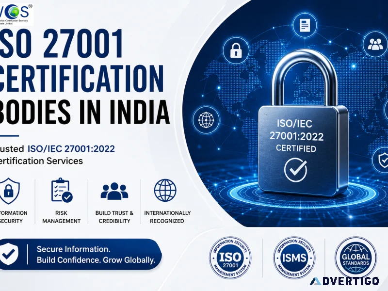 Iso 27001 certification bodies in india trusted certification