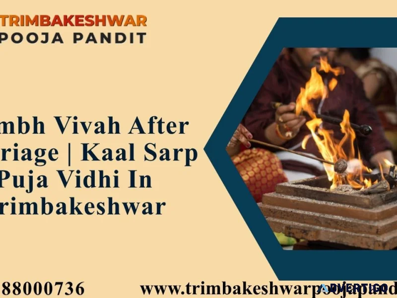 Kumbh vivah after marriage kaal sarp puja vidhi in trimbakeshw