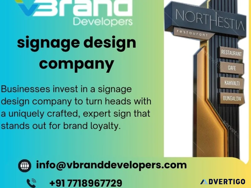 Signage design company create powerful brand visibility with c