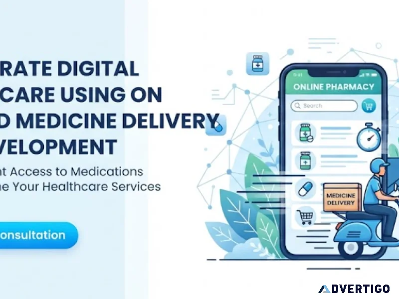 Accelerate digital healthcare using on demand medicine delivery