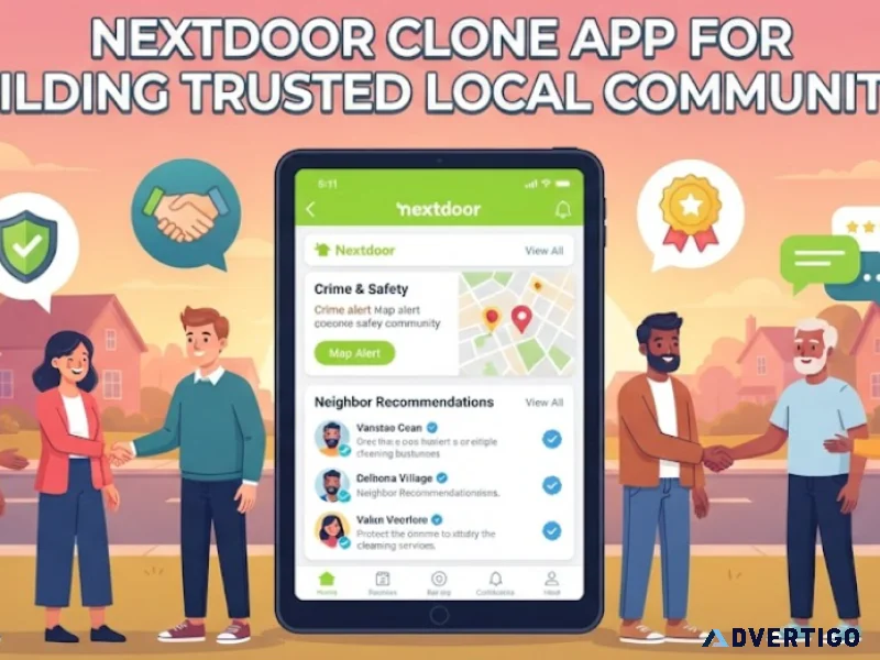 Nextdoor clone app for building trusted local communities