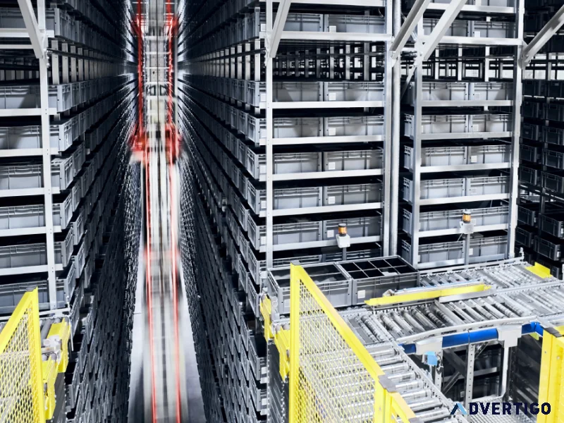 Industrial automated storage and retrieval system
