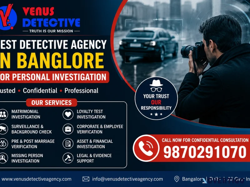 Best detective agency in banglore for personal investigation v