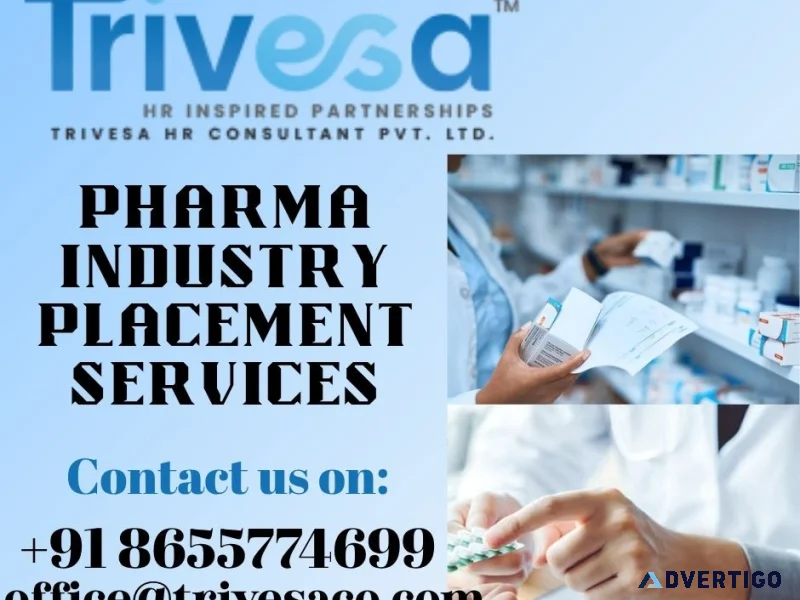 Pharma industry placement services for faster hiring and better
