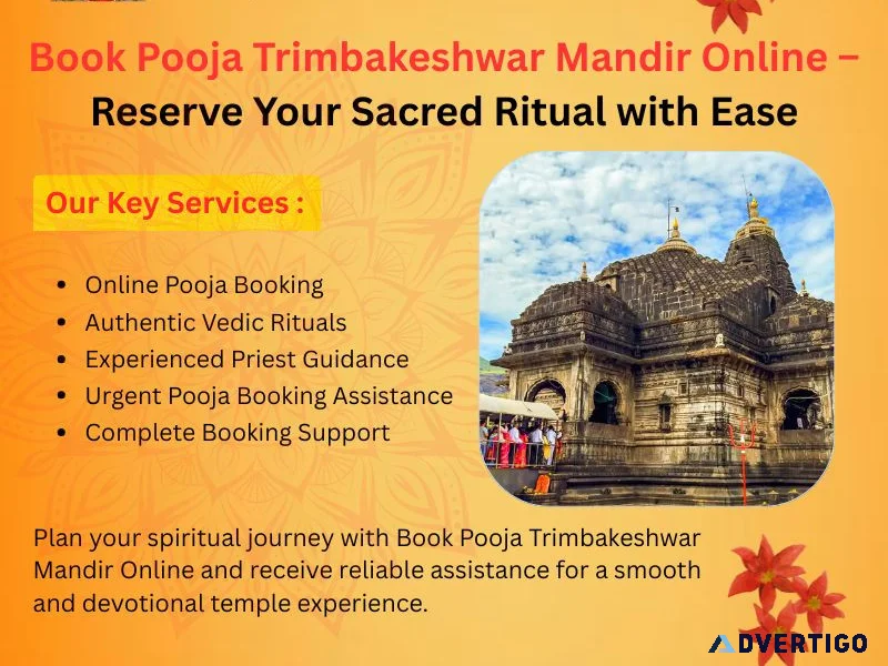 Book pooja trimbakeshwar mandir online with trusted guidance