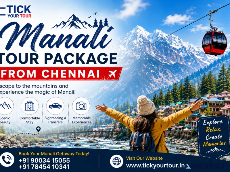 Manali tour package from chennai