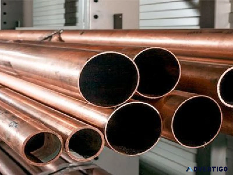 Quality copper pipes for commercial applications