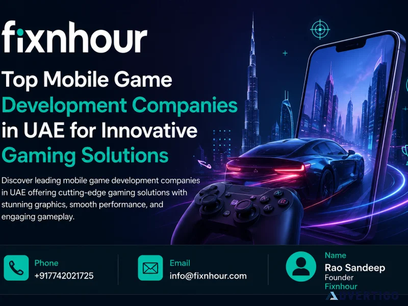 Top mobile game development companies in uae for innovative gami