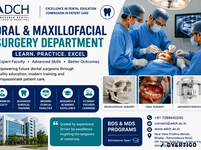 Adch oral and maxillofacial surgery department