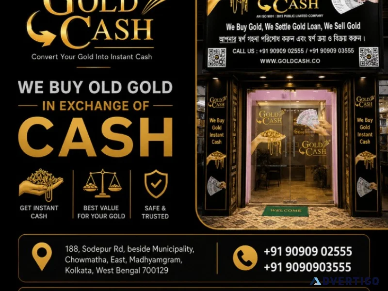 Sell your gold in kolkata gold cash limited
