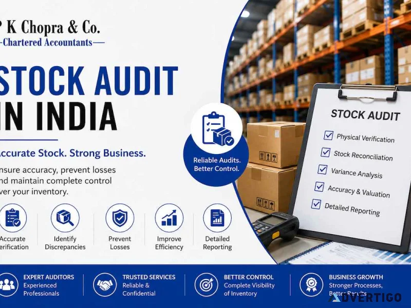 Stock audit services for accurate inventory records in india