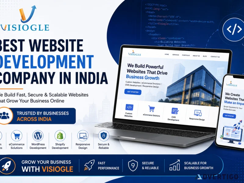 Top website development company in india visiogle