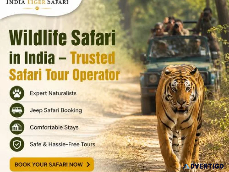 Wildlife safari in india trusted safari tour operator