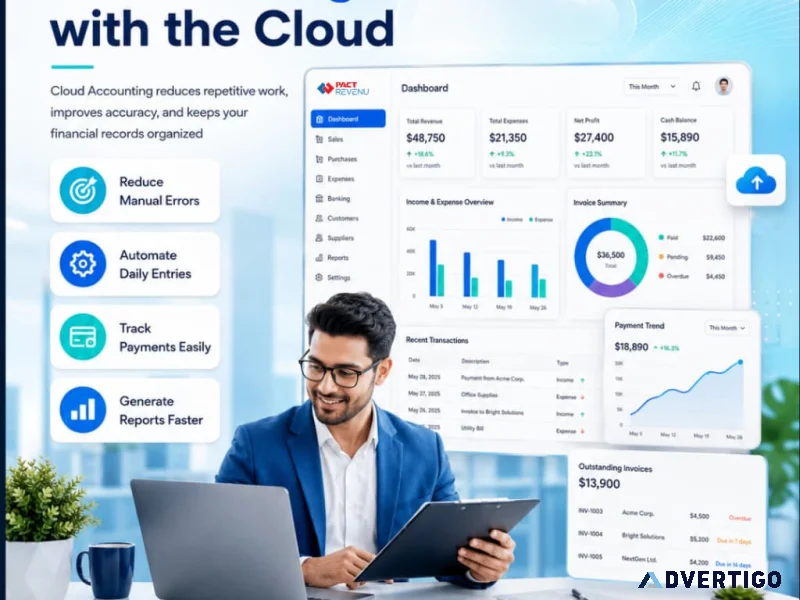 Cloud accounting software for businesses pact revenu