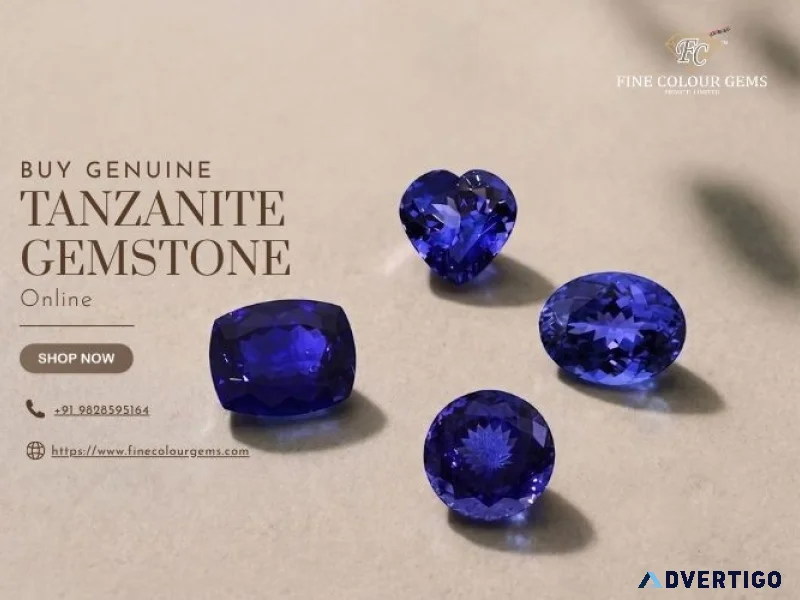 Buy genuine tanzanite gemstone online save big today