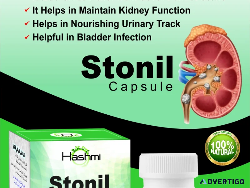 Hashmi stonil capsule 20 capsules natural kidney urinary tract