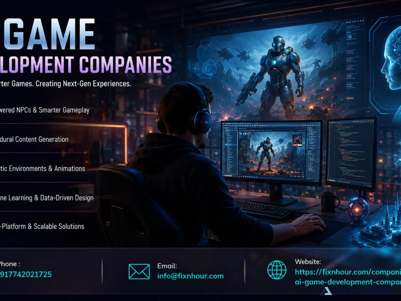Top ai game development companies trusted ai game experts