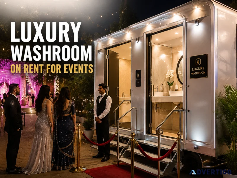 Premium event washroom rental services