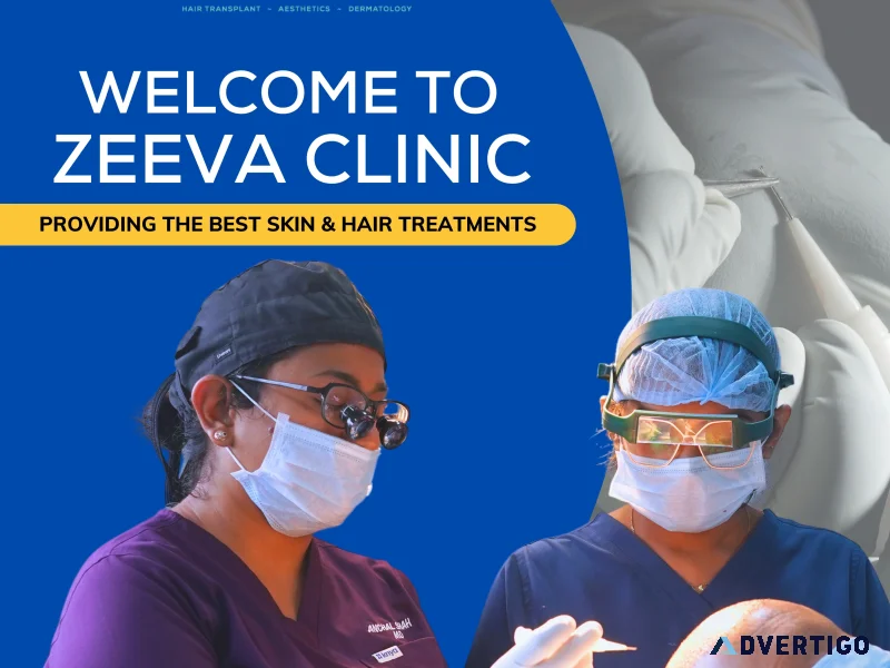 Experienced hair specialist doctor at zeeva skin and hair clinic