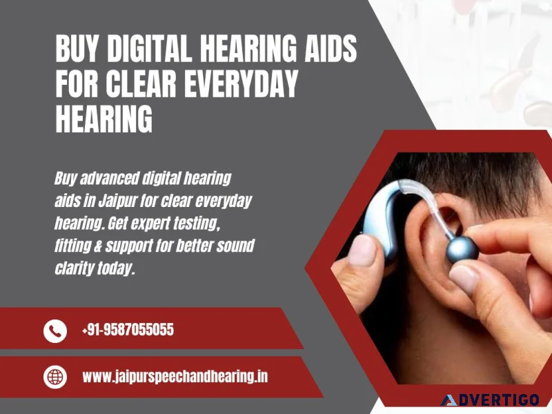 Buy digital hearing aids for clear everyday hearing