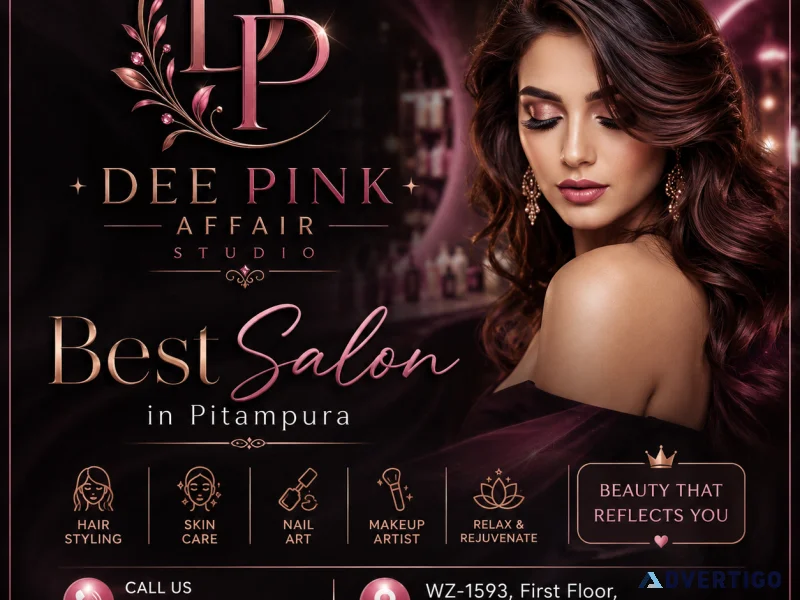 Best salon in pitampura dee pink affair salon studio