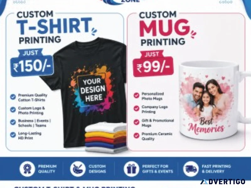 Tshirt printing rs 50 only personalized tshirt printing r