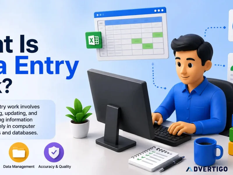 What is data entry work