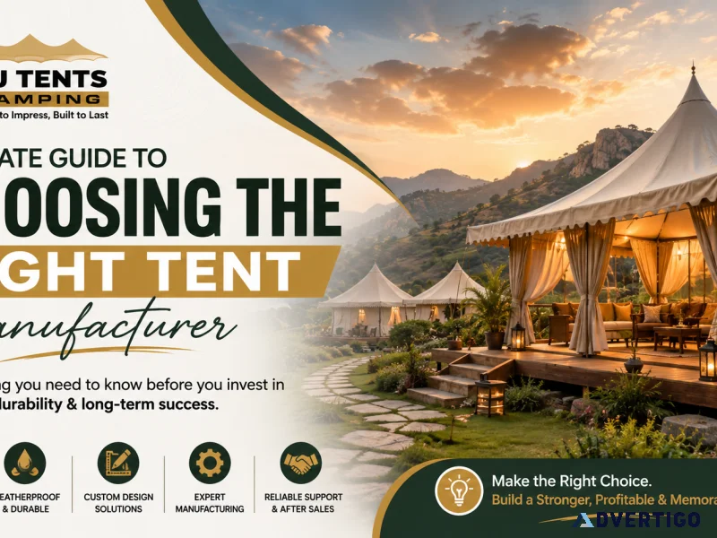 Premium tent manufacturer in india custom luxury camping ten