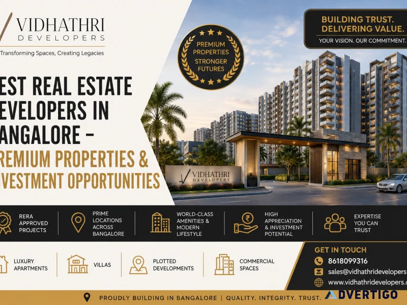 Bangalore real estate developer
