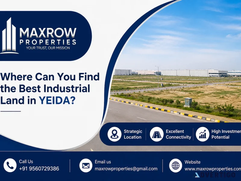 Where can you find the best industrial land in yeida