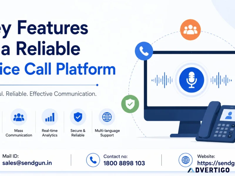 Scalable bulk voice call service for enterprises
