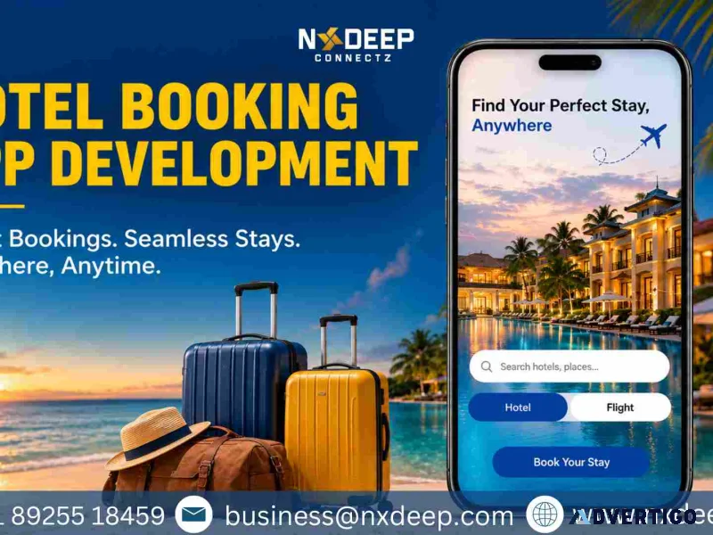 Enterprise hotel booking app development company