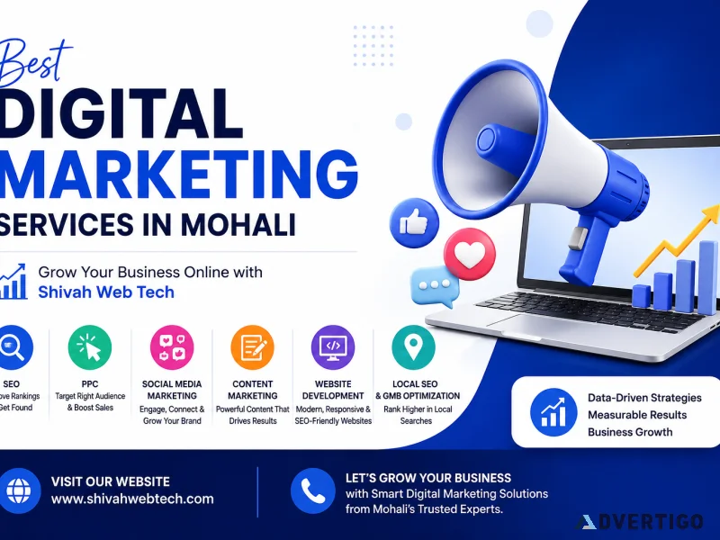 Best digital marketing services in mohali shivah web tech