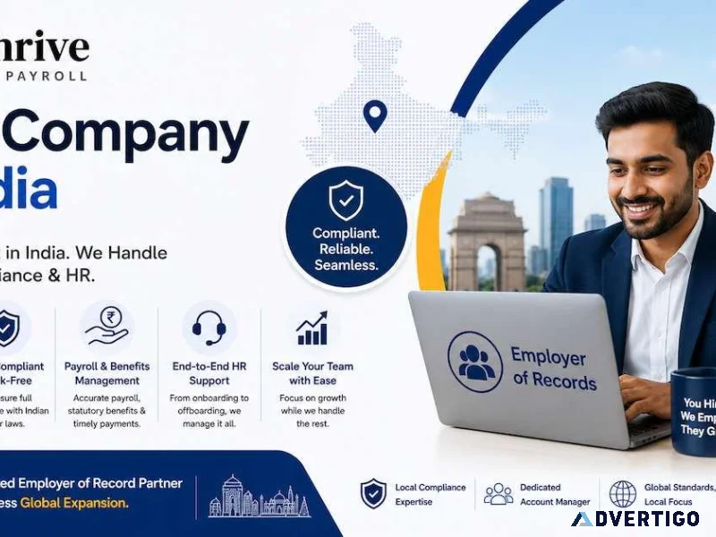 Trusted employer of record partner for hiring in india