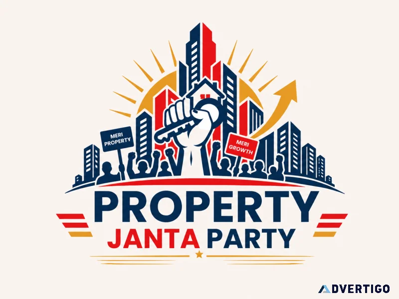 Property janta party लोगो डिज़ाइन