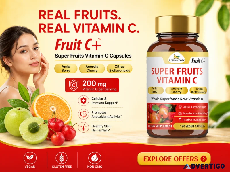 Super fruits vitamin c capsules